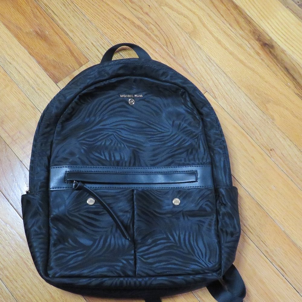 Michael Kors - Black Print Backpack NWOT